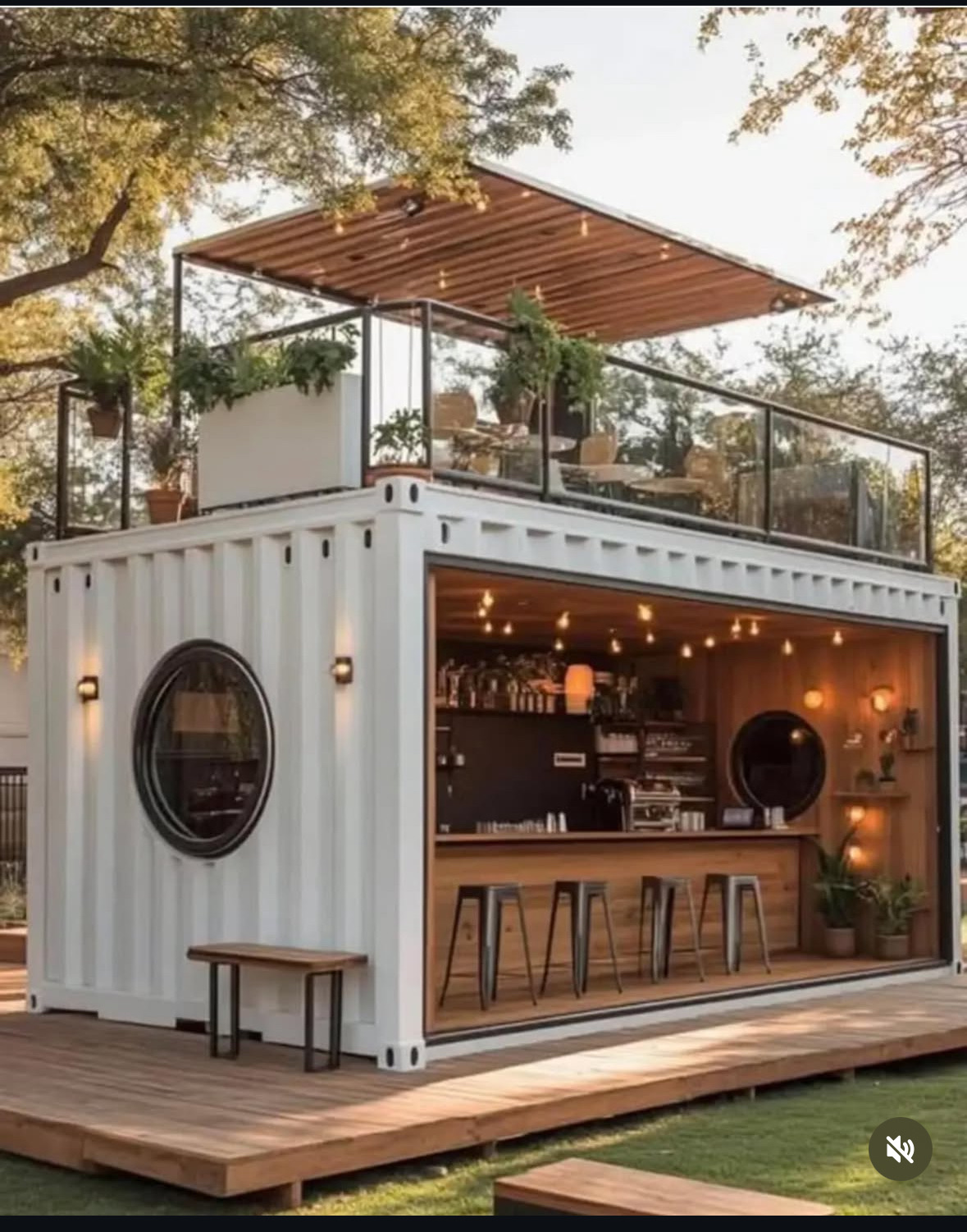 The Fierro Winery bar and outdoor event space